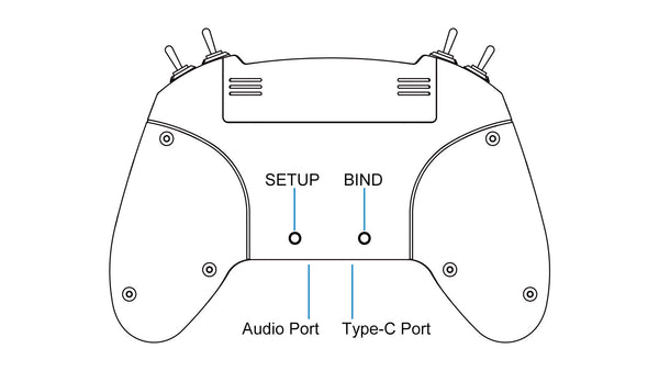 Oddajnik BETAFPV LiteRadio 2 SE Frsky D8 za dron Cetus FPV