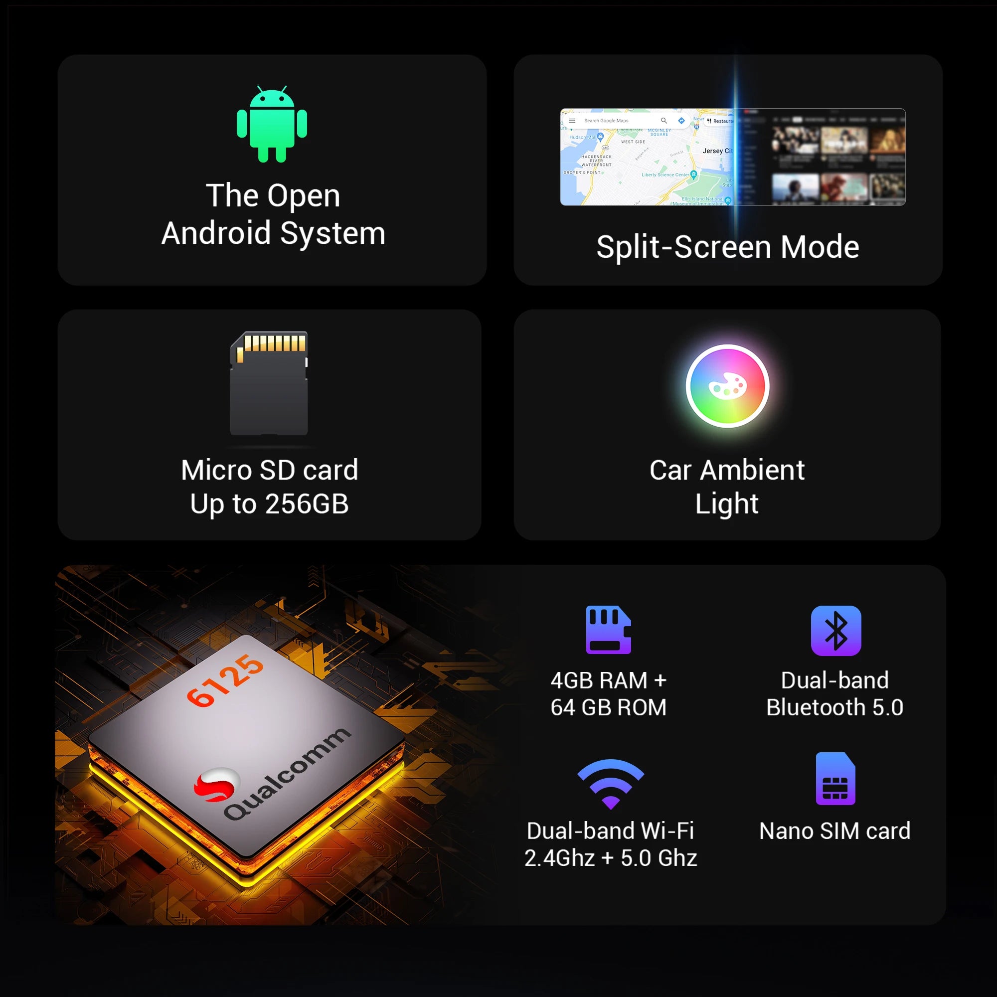 OTTOCAST OttoAiBox i3 Wireless CarPlay AI Box Snapdragon 6125