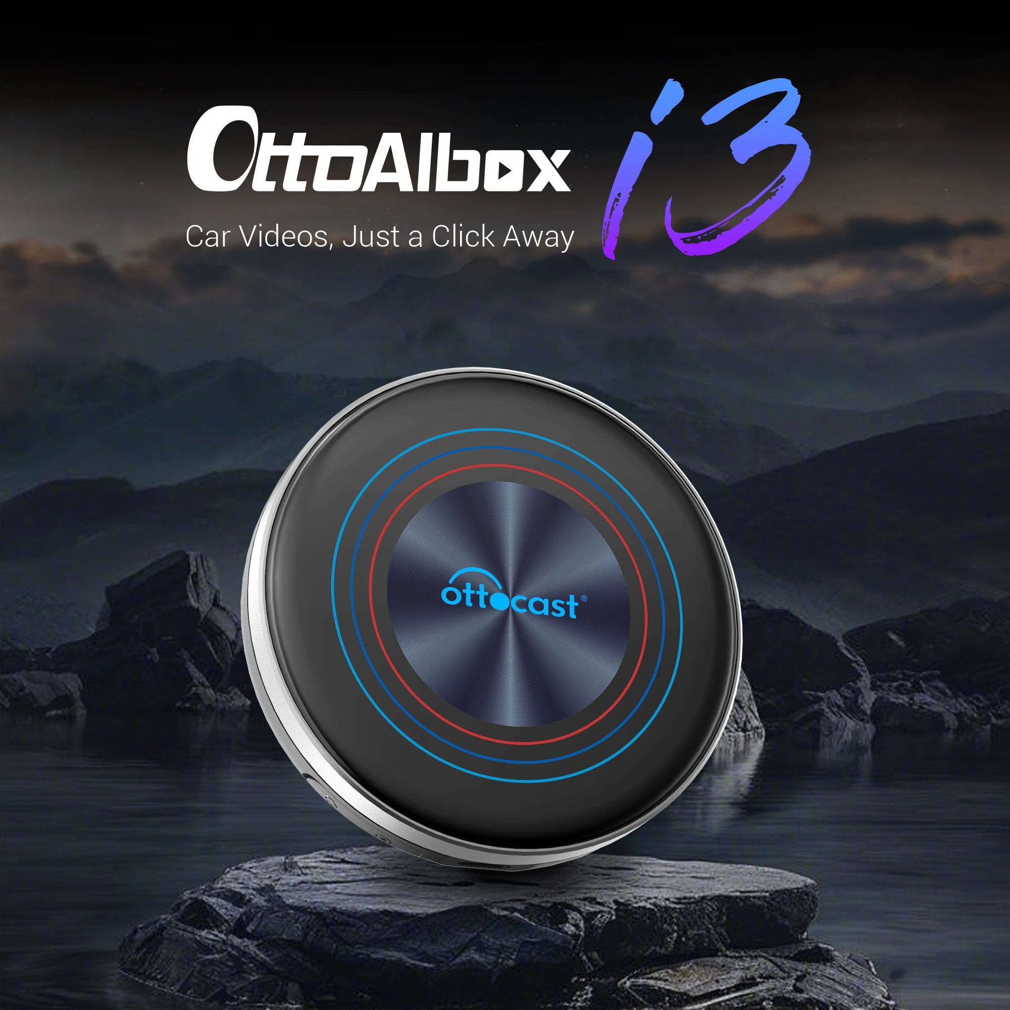 OTTOCAST OttoAiBox i3 Wireless CarPlay AI Box Snapdragon 6125