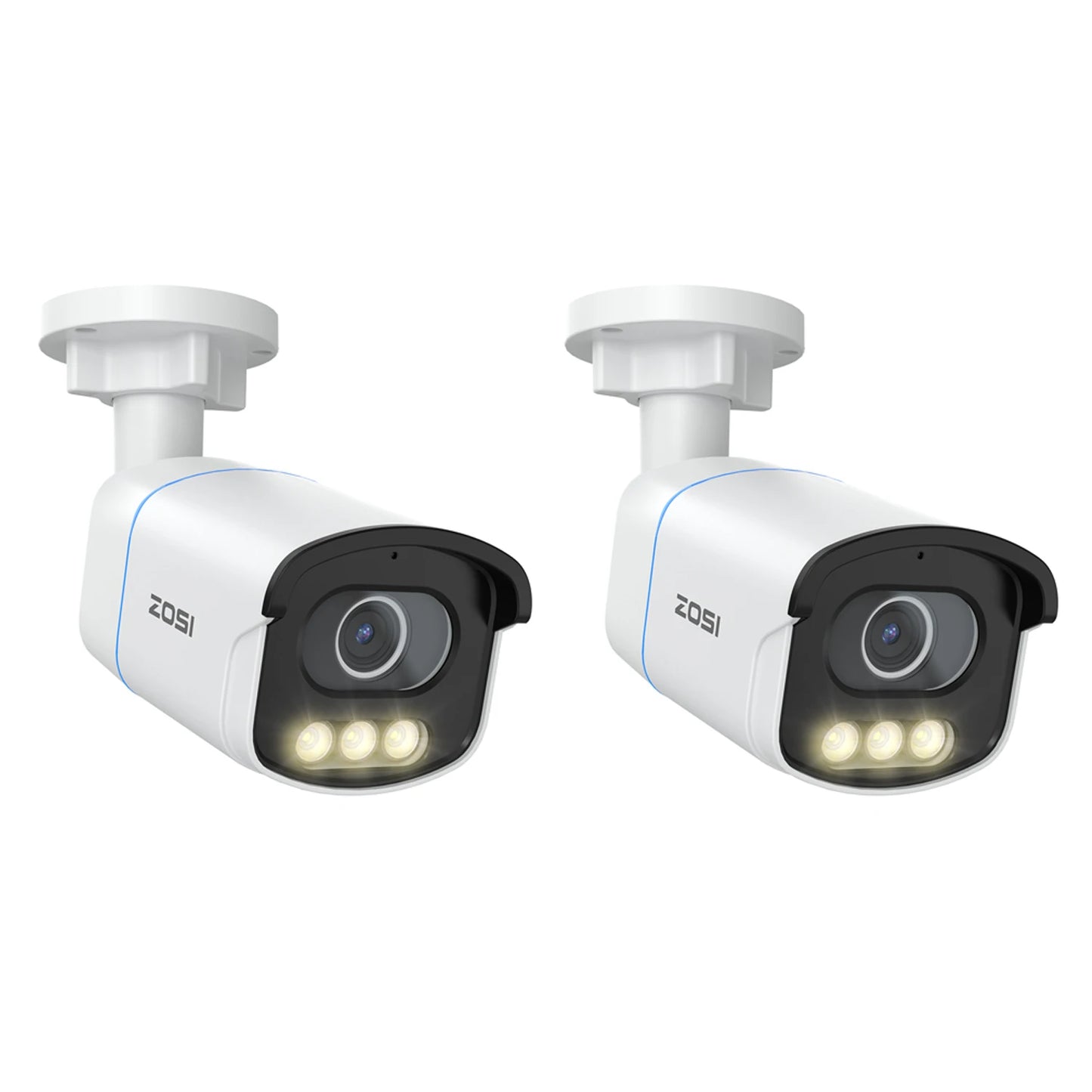 ZOSI C186 Aurora Lux 5MP 3K PoE IP Camera – True Color Night Vision, F1.0 Large Aperture & 1/1.79'' Image Sensor