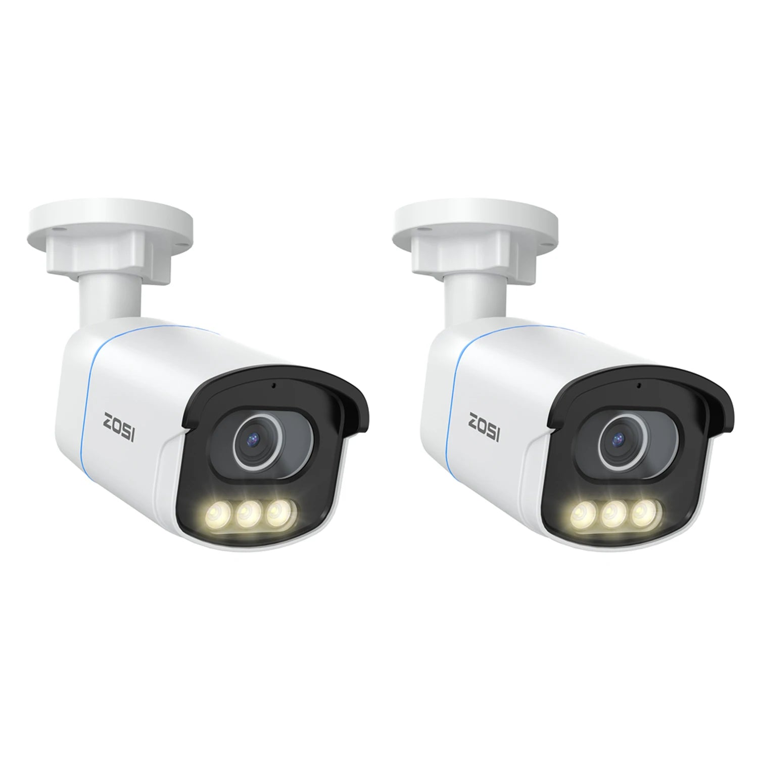 ZOSI C186 Aurora Lux 5MP 3K PoE IP Camera – True Color Night Vision, F1.0 Large Aperture & 1/1.79'' Image Sensor