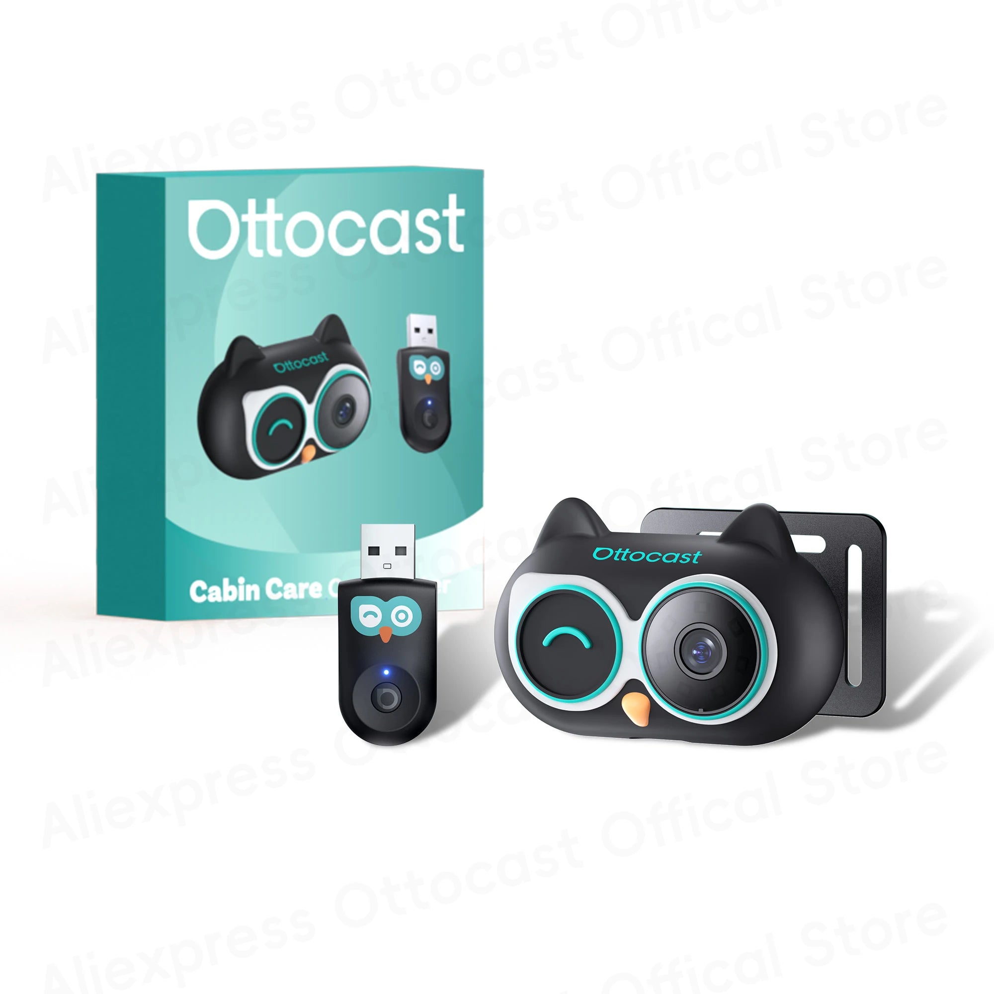 OTTOCAST Cabin Care 2‑in‑1 Wireless CarPlay + Camera