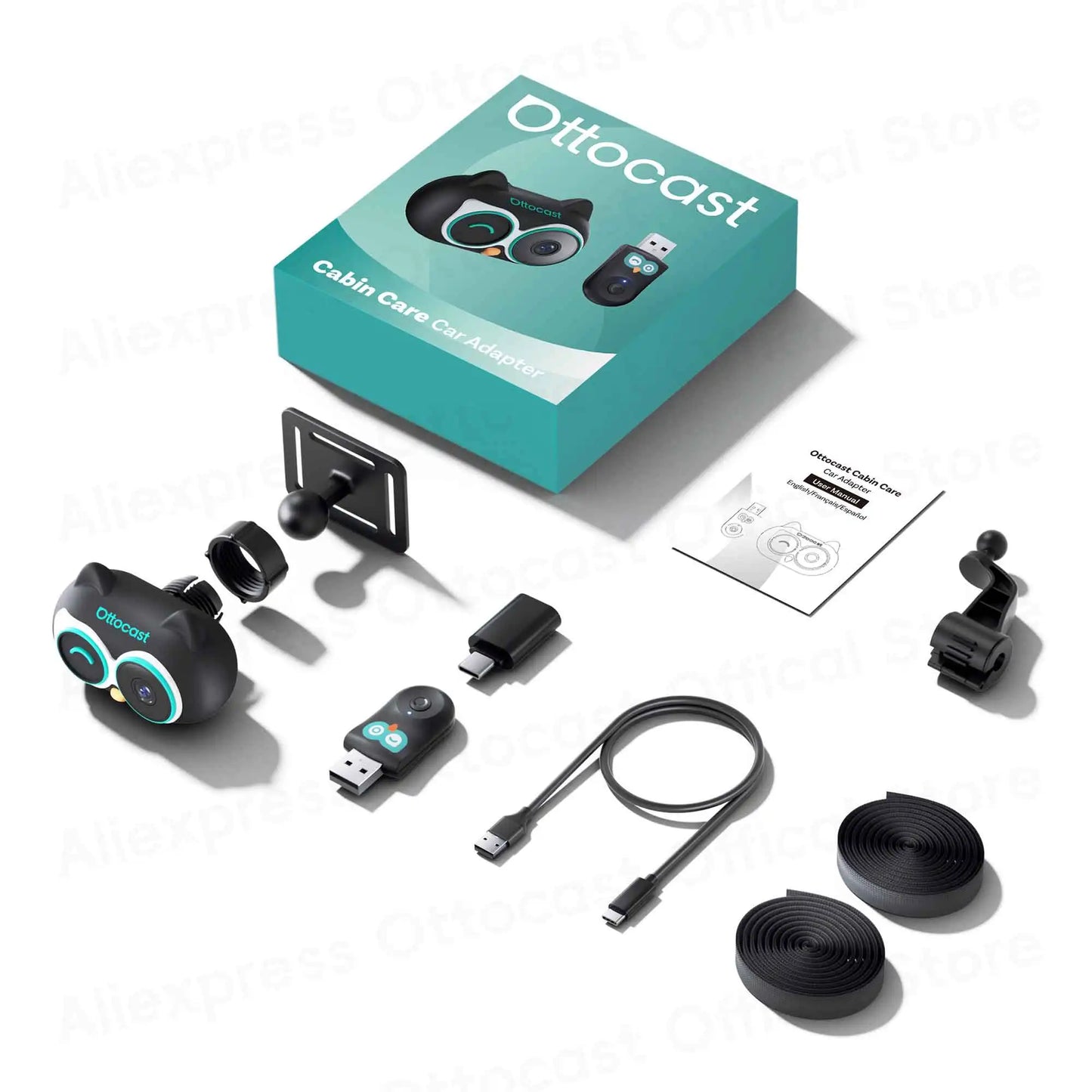 OTTOCAST Cabin Care Wireless CarPlay Adapter for iPhone