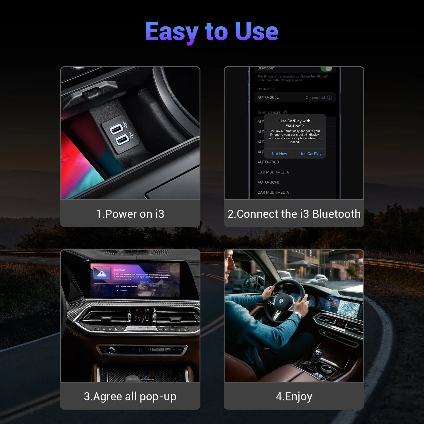 OTTOCAST OttoAiBox i3 Wireless CarPlay AI Box Snapdragon 6125