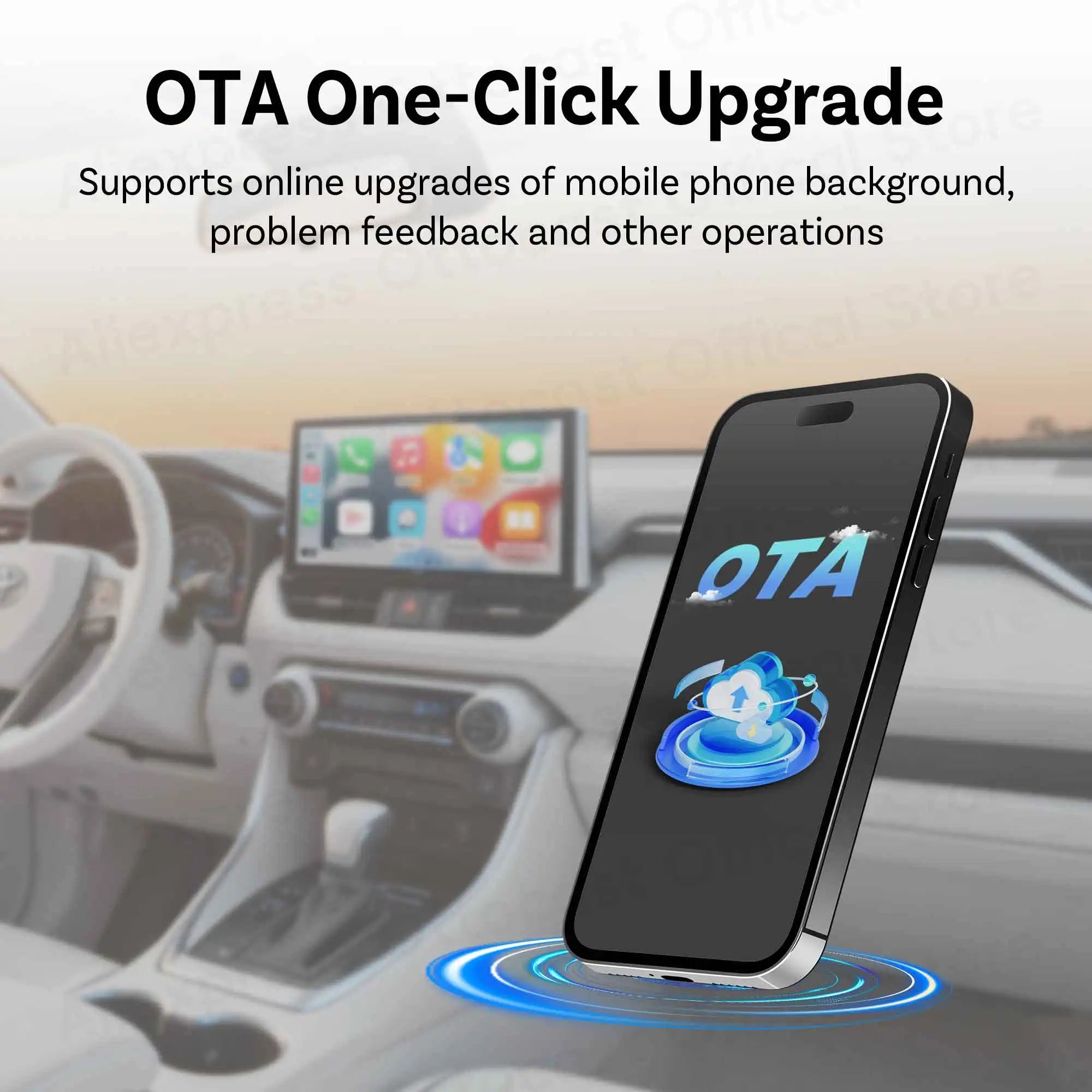 OTTOCAST Cabin Care Wireless CarPlay Adapter for iPhone