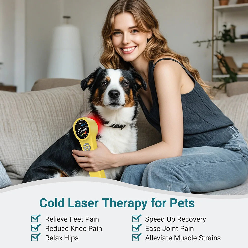 Professional Triple-Wavelength Cold Laser Therapy Device – 660nm, 810nm & 980nm
