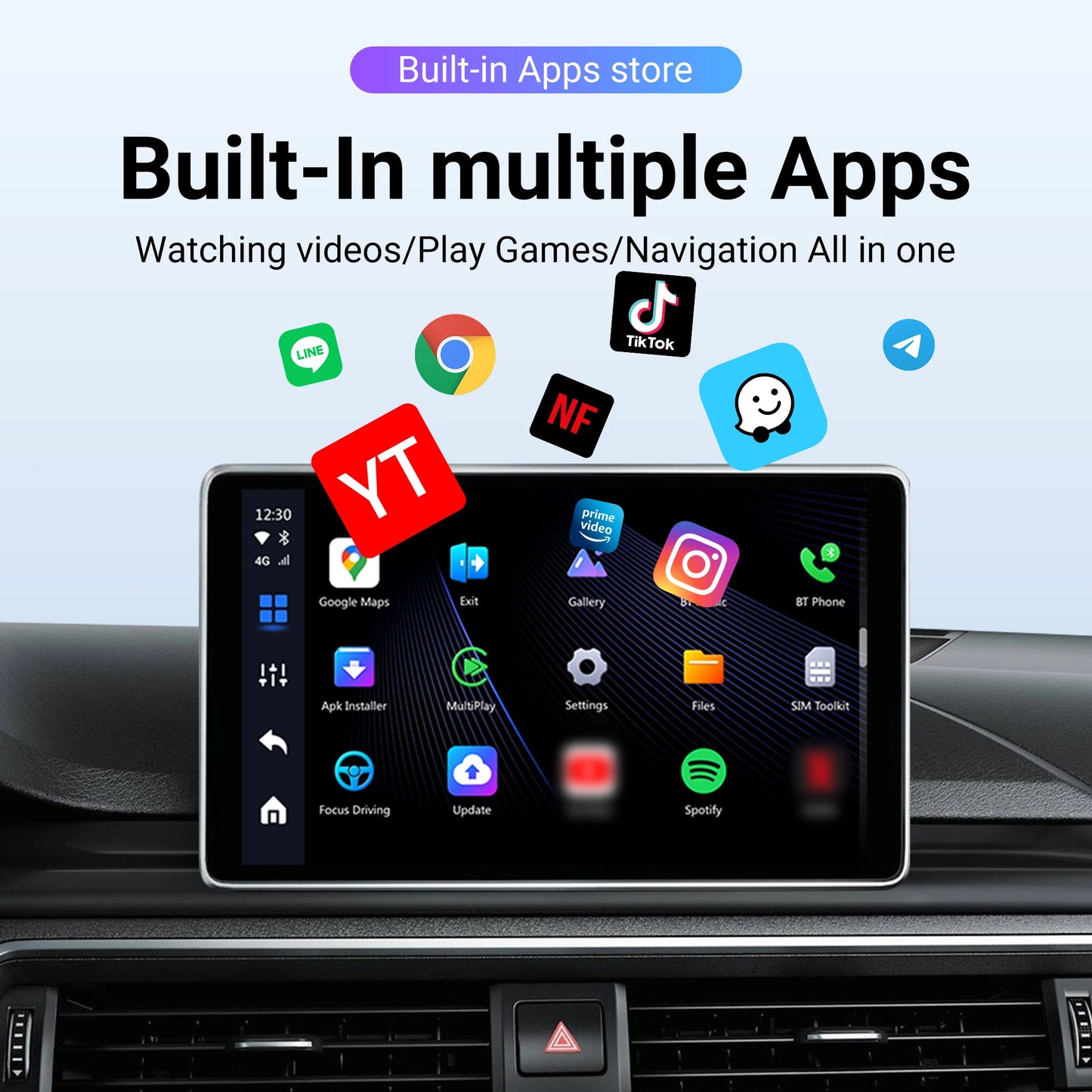 OTTOCAST P3 Lite OttoAiBox Wireless CarPlay Android AI Box