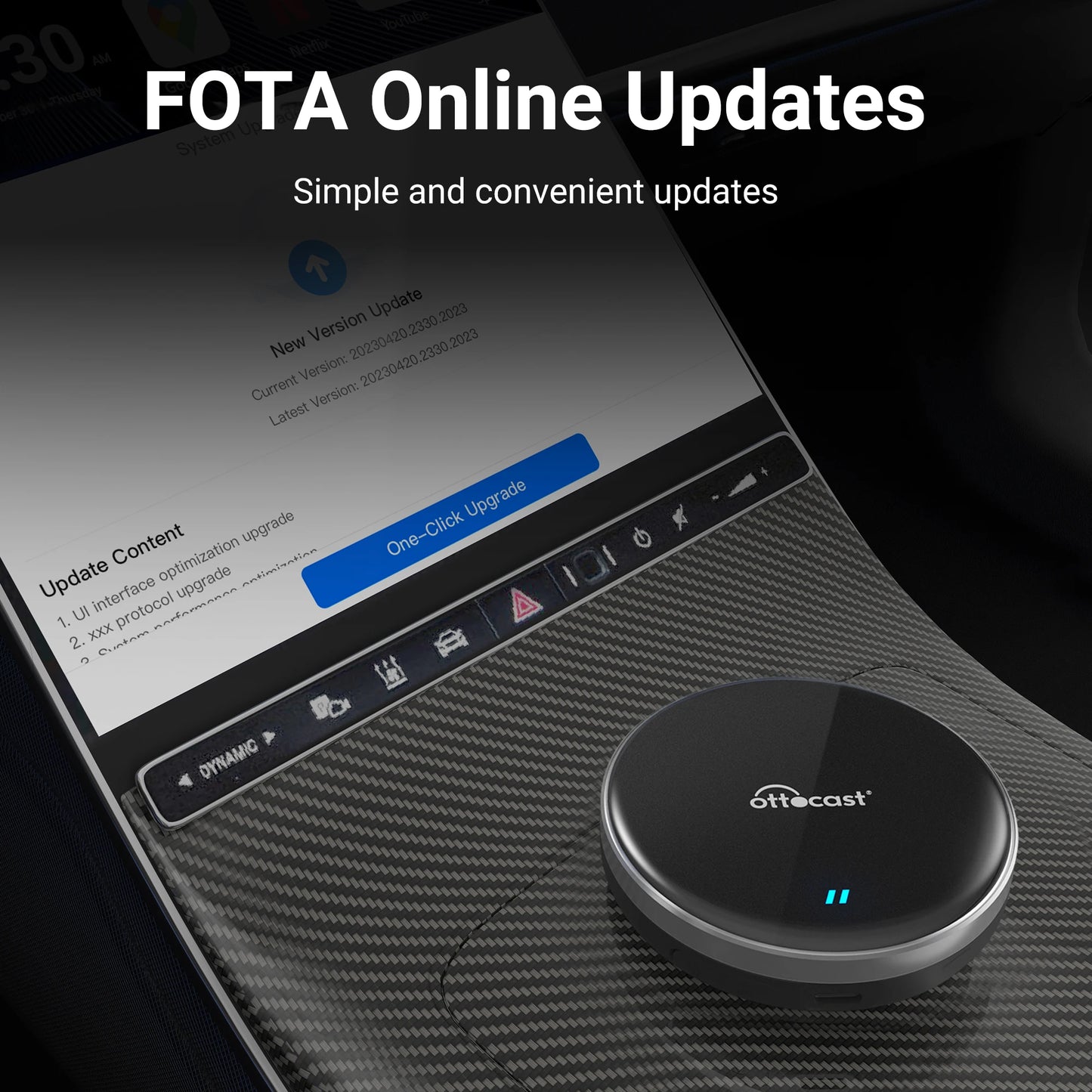 OTTOCAST P3 Lite OttoAiBox Wireless CarPlay Android AI Box