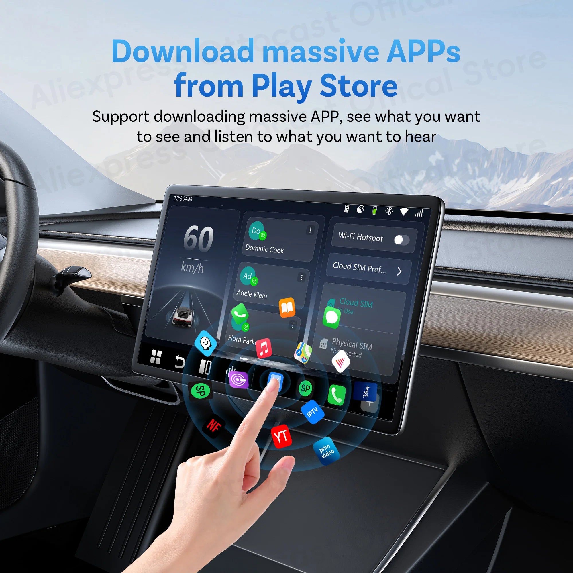 OTTOCAST P3 / P3 PRO Android TV AI Box with HDMI & Wireless CarPlay