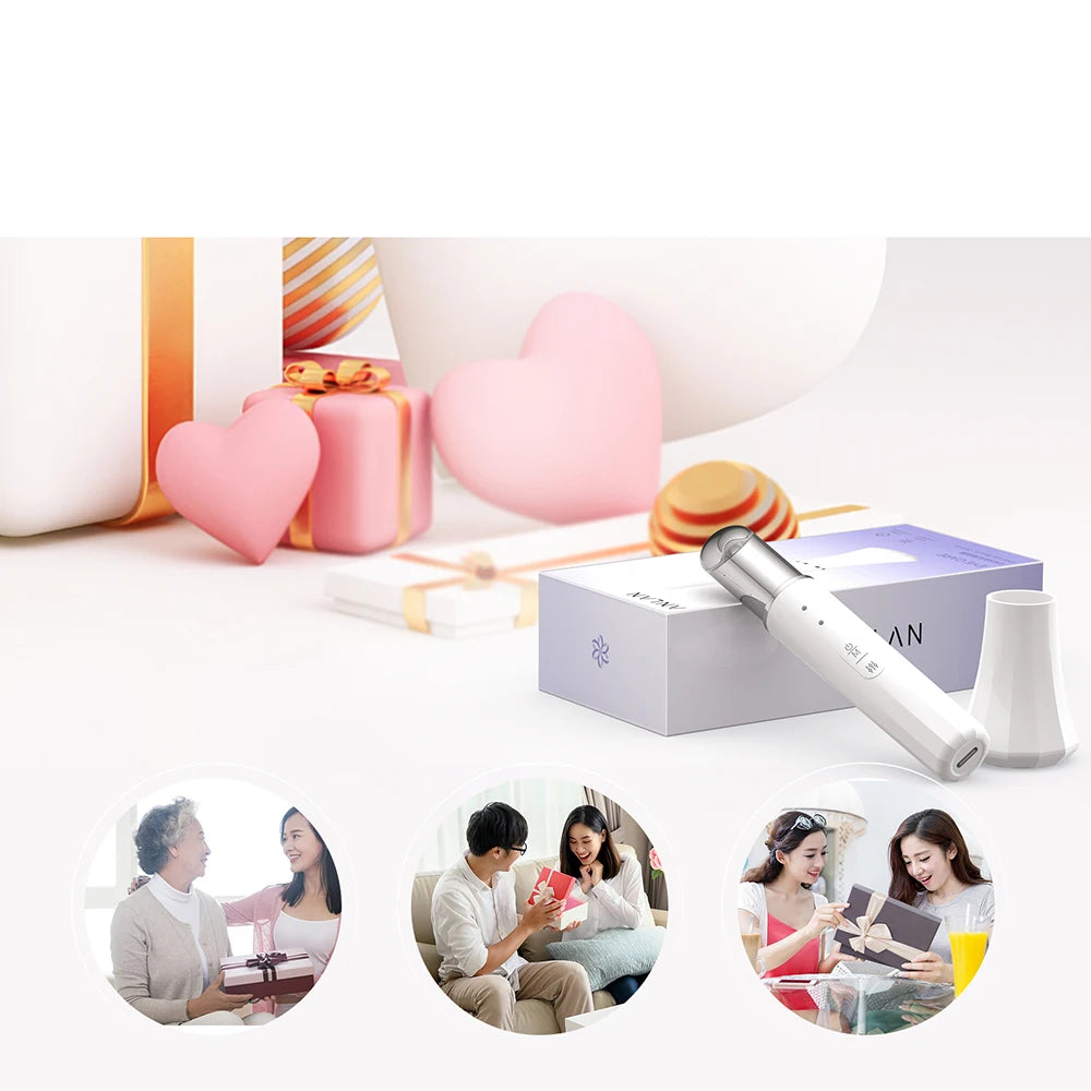 ANLAN EMS Eye Beauty Device | Microcurrent, Red/Blue LED, Eye Bags & Dark Circles
