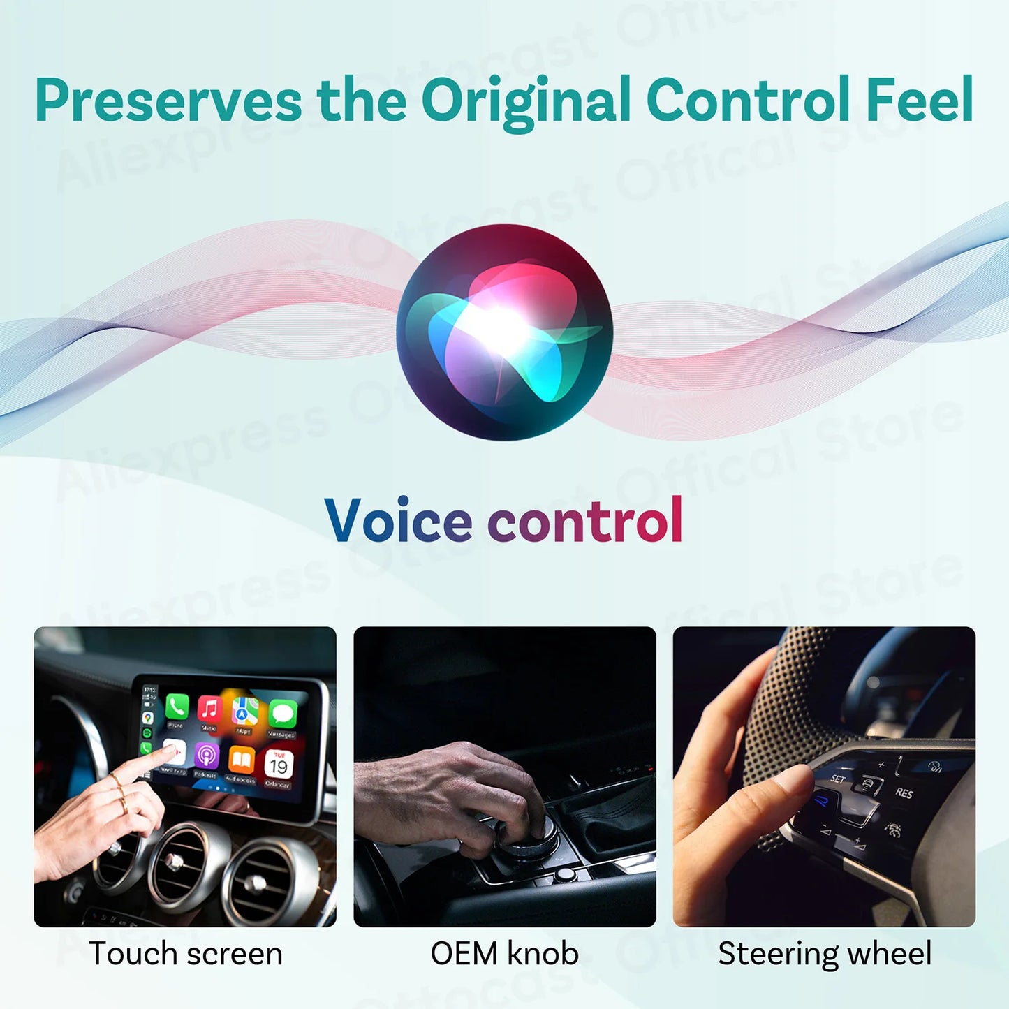 OTTOCAST Cube MINI Slim Wireless CarPlay Adapter