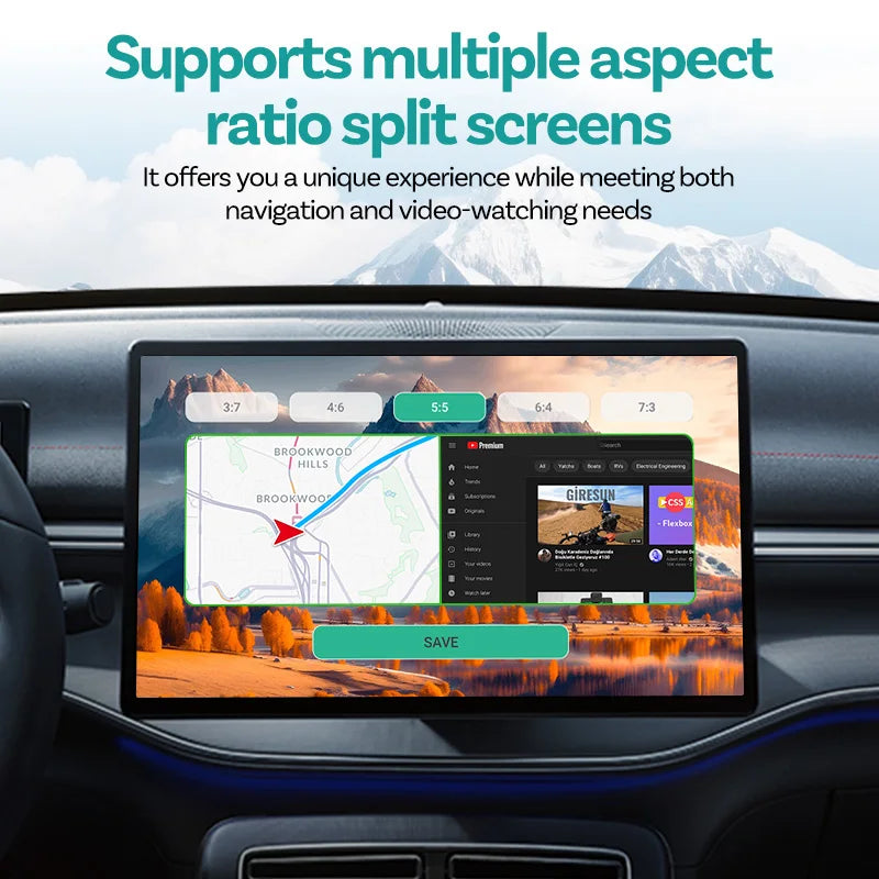 OTTOCAST Express V2 PRO Wireless CarPlay Android AI Box