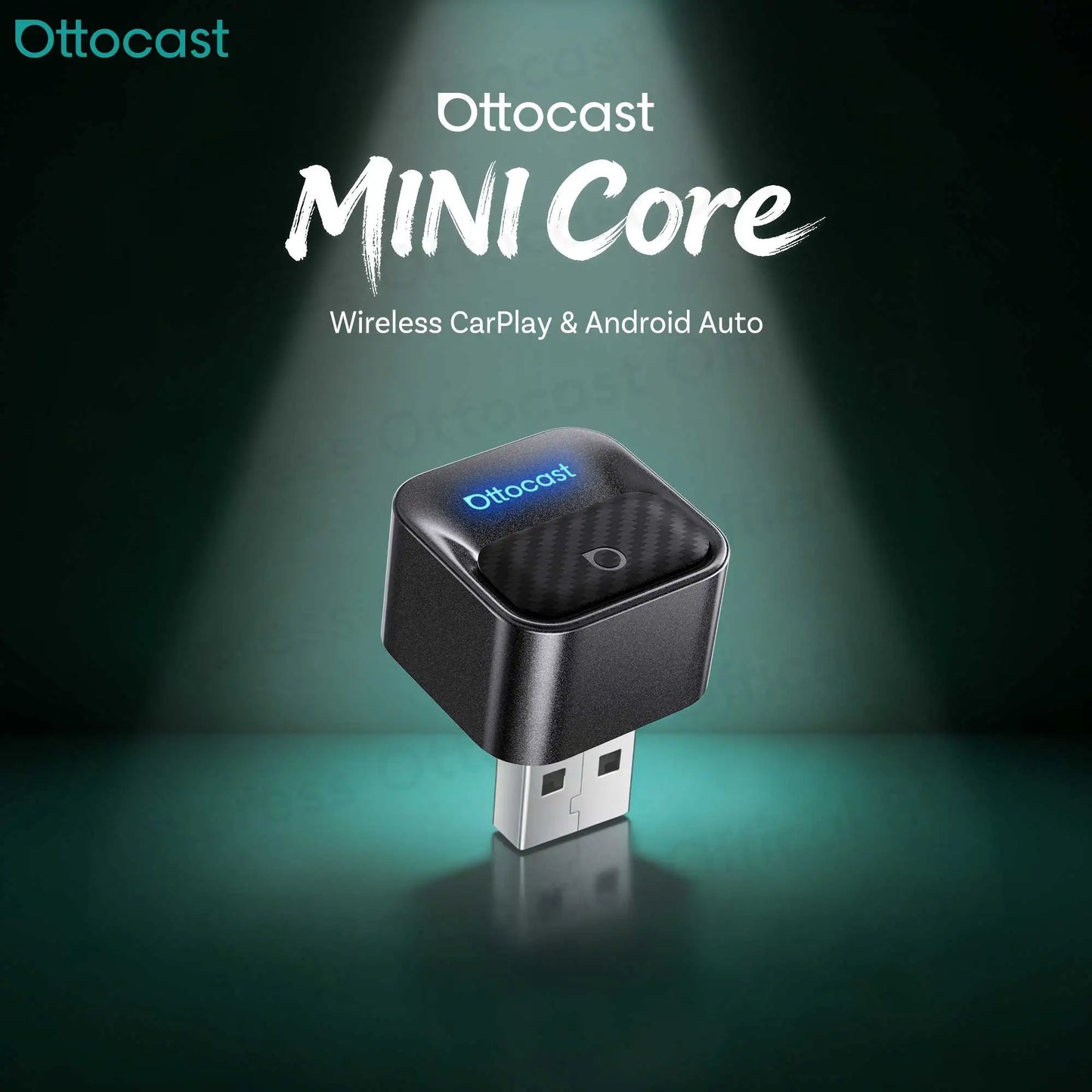 OTTOCAST Mini Core Wireless CarPlay & Android Auto Adapter
