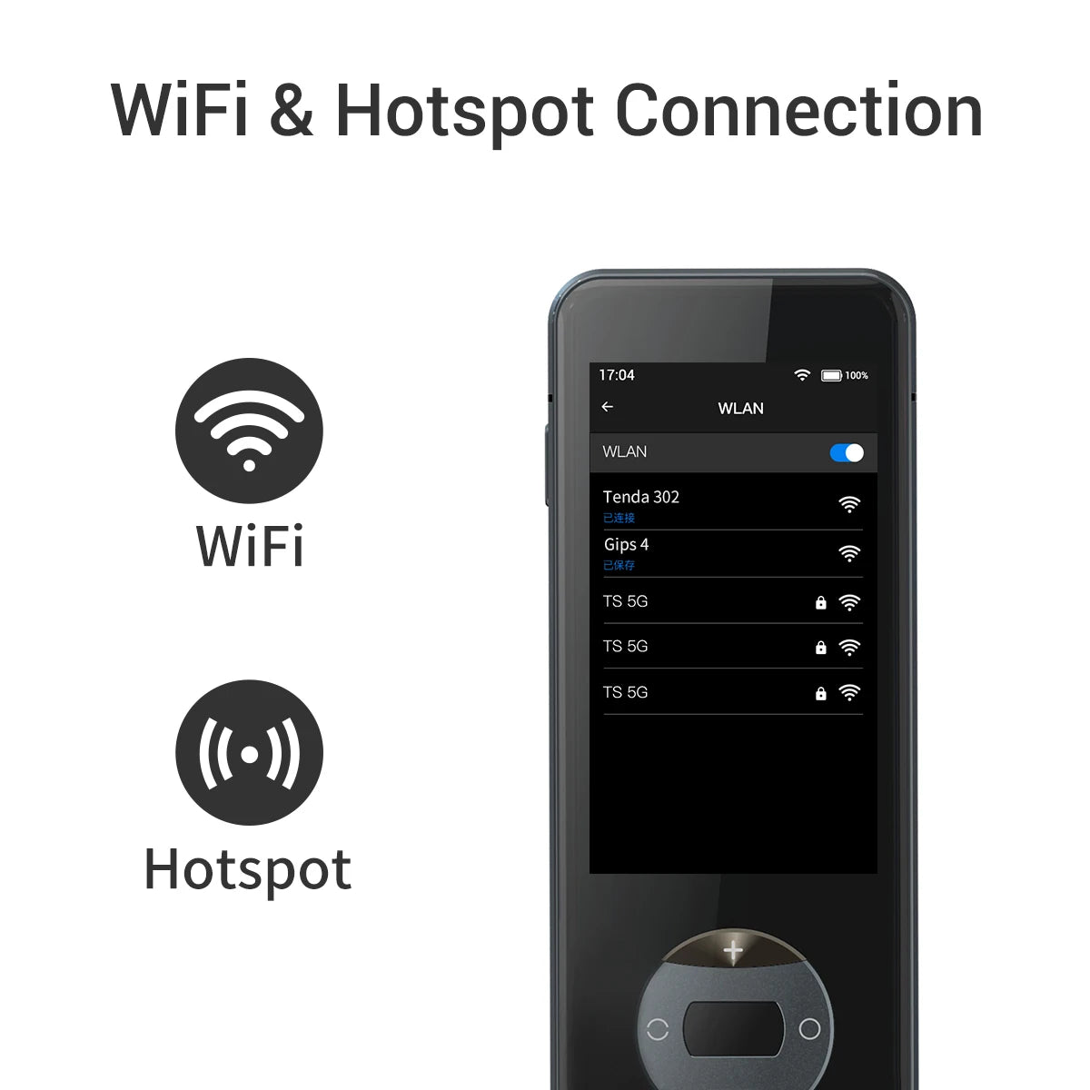 Wooask W10 Translator 144 Languages Offline 98% Accuracy Travel