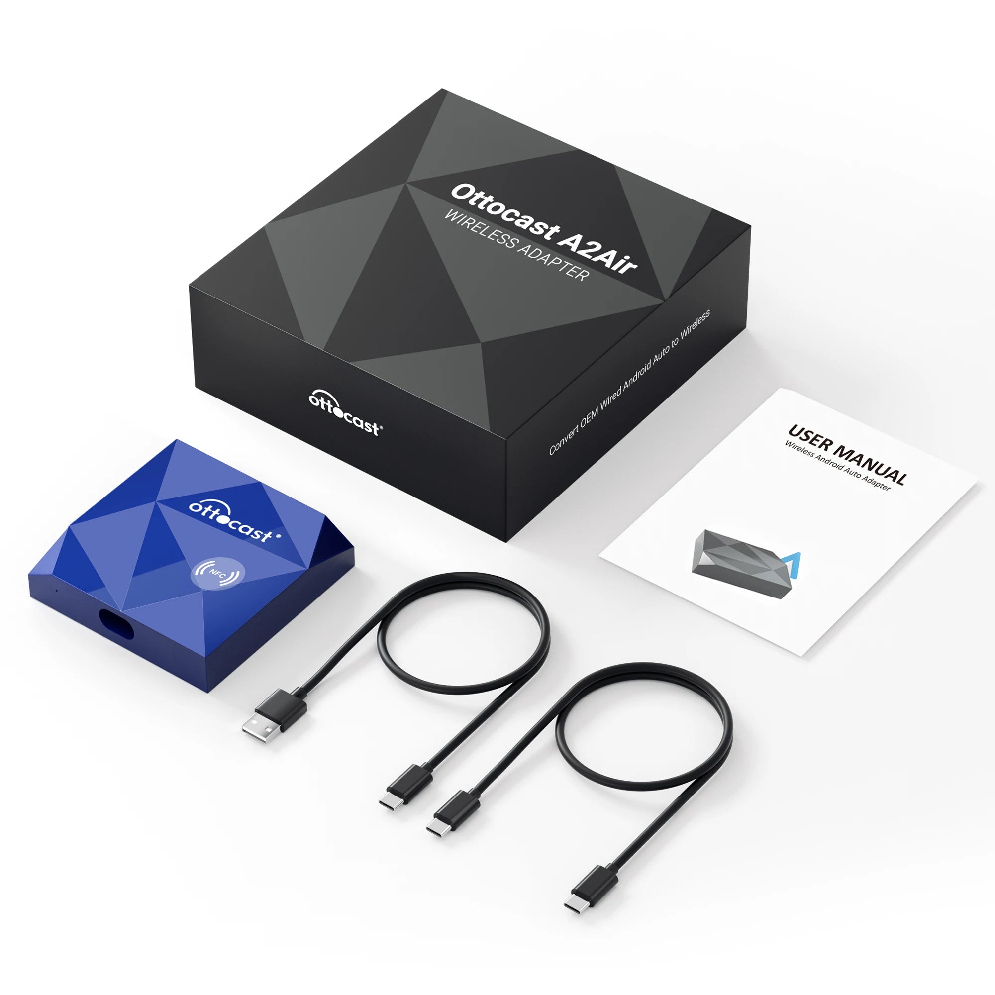 OTTOCAST A2Air Wireless Android Auto Adapter USB Dongle