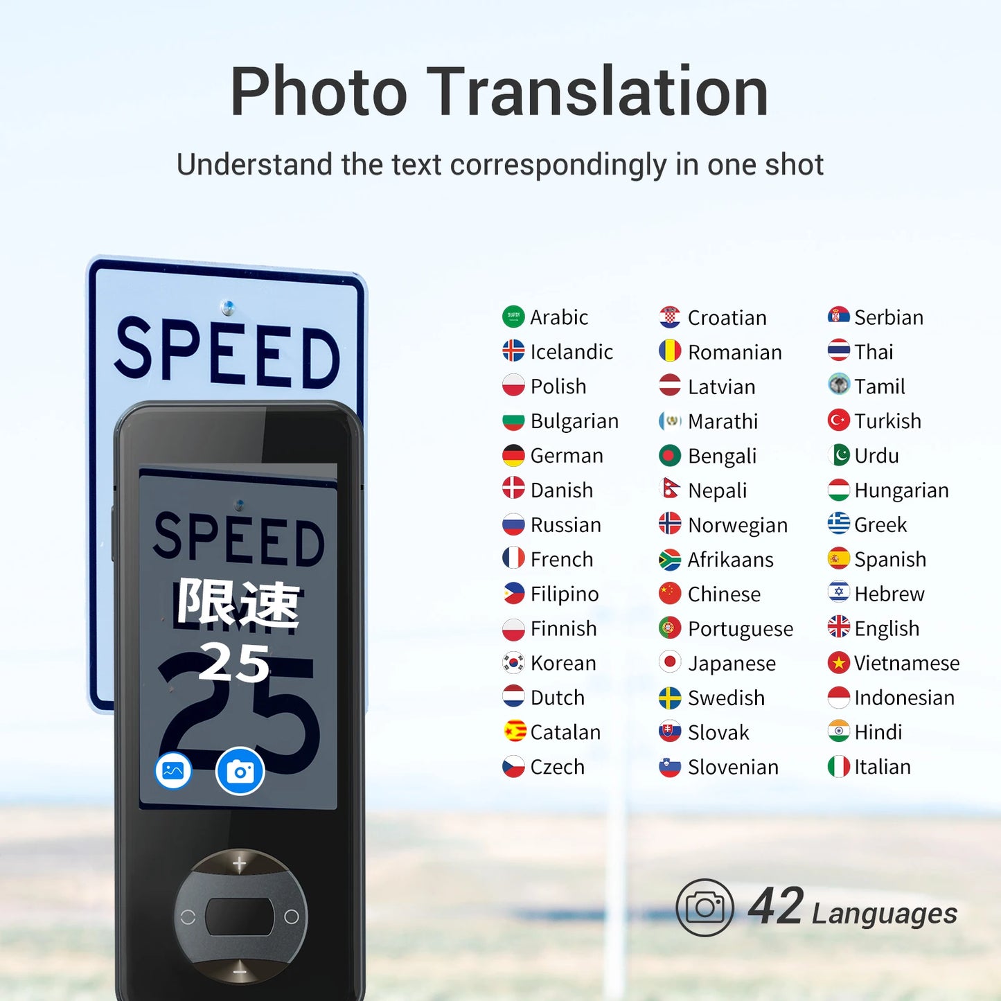 Wooask W10 Translator 144 Languages Offline 98% Accuracy Travel