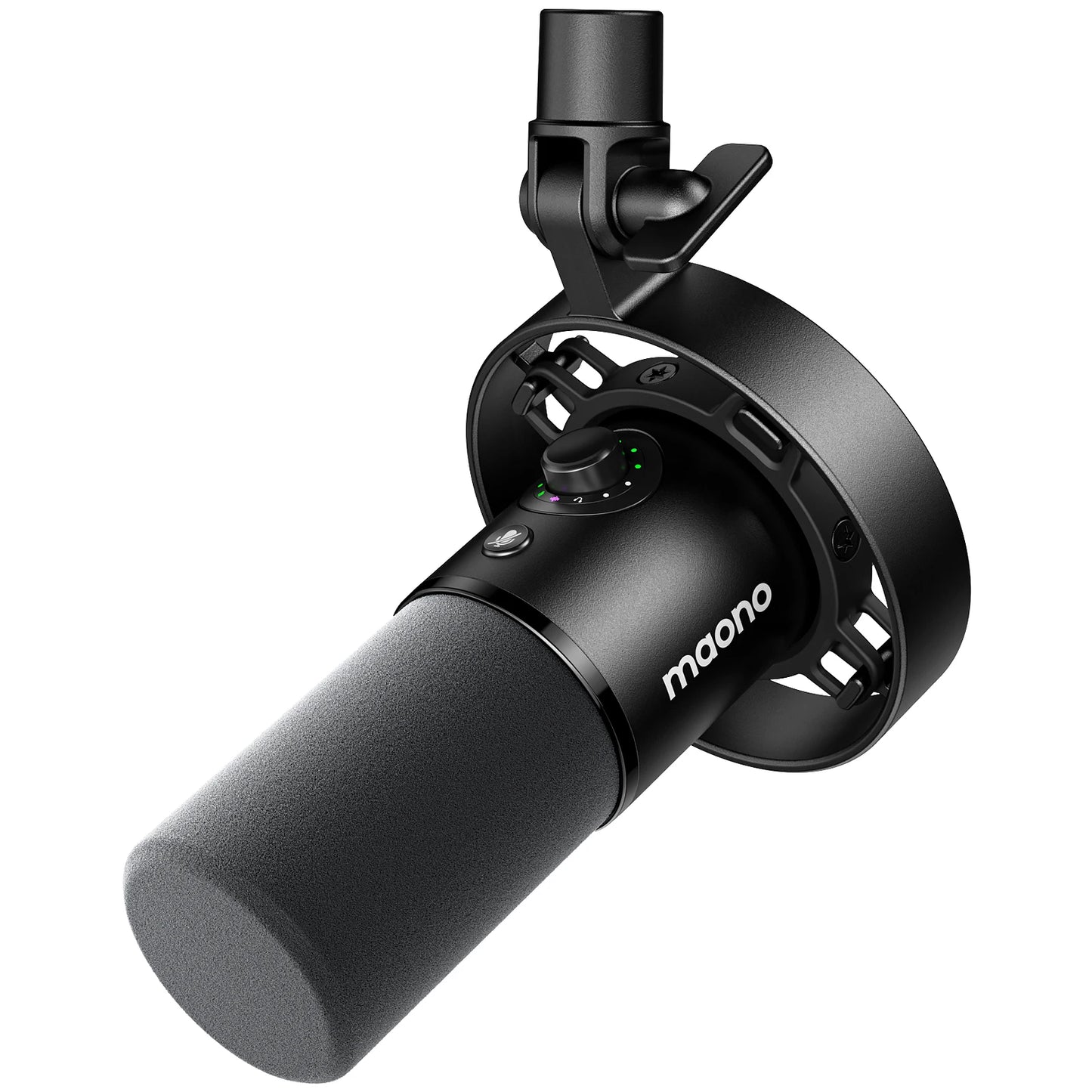 Maono PD300X – XLR/USB Dynamic Podcast Microphone | 192 kHz / 24‑bit Studio‑Grade Recording Mic with Noise Reduction for Content Creators & Home Studios