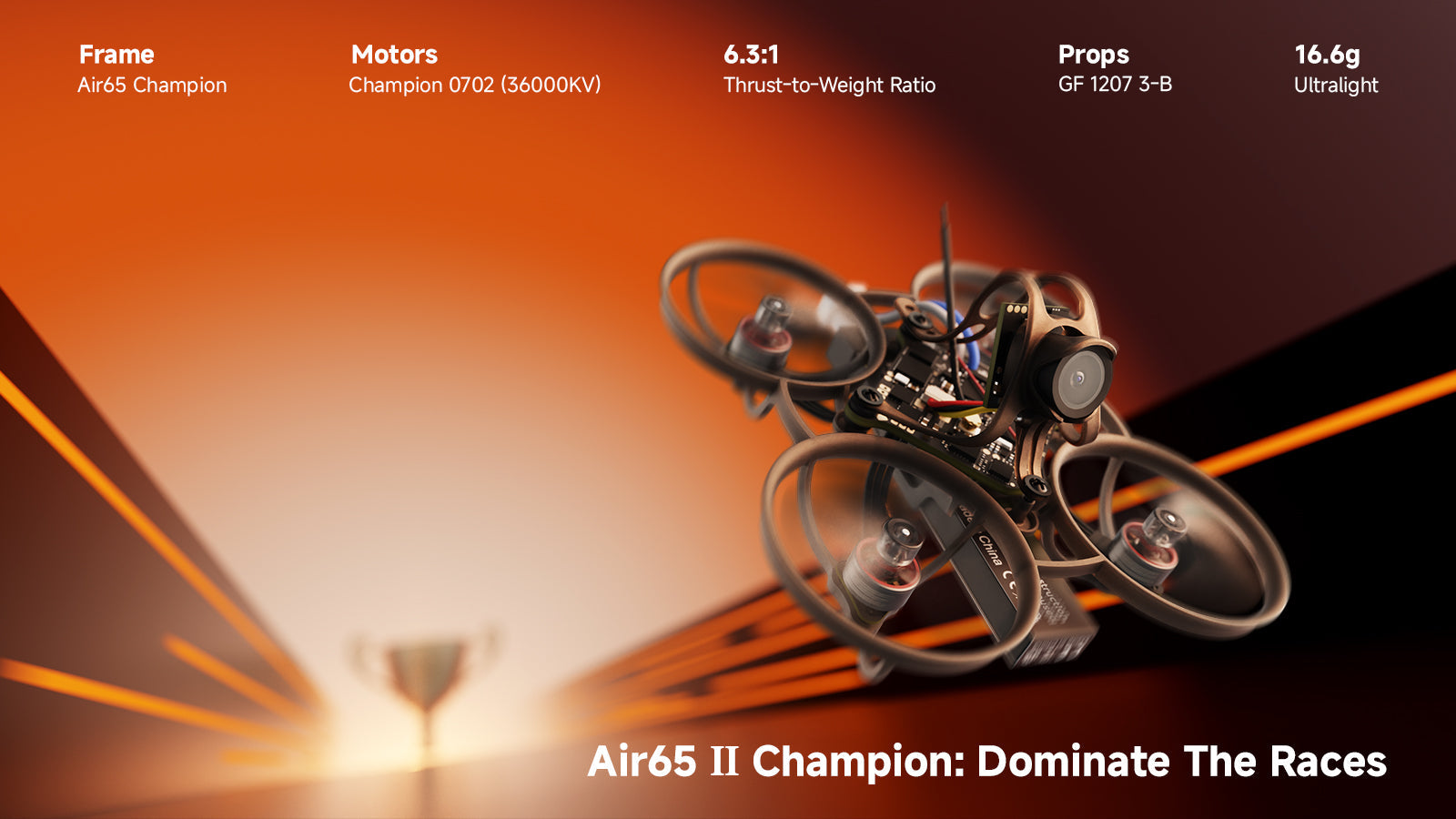 BETAFPV Air65 II Brushless Whoop Quadcopter Matrix 5IN1 II FC RC Quadcopter