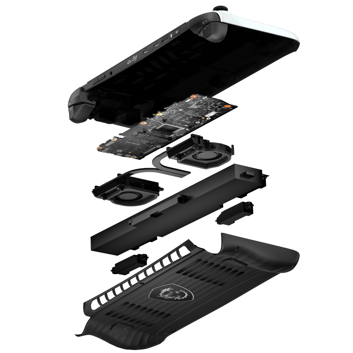 MSI Claw 8 AI Gaming Console - 8-Inch Polar Tempest Edition with 120 Hz Display and 2 TB SSD for Ultimate Gaming Performance - Limetastore