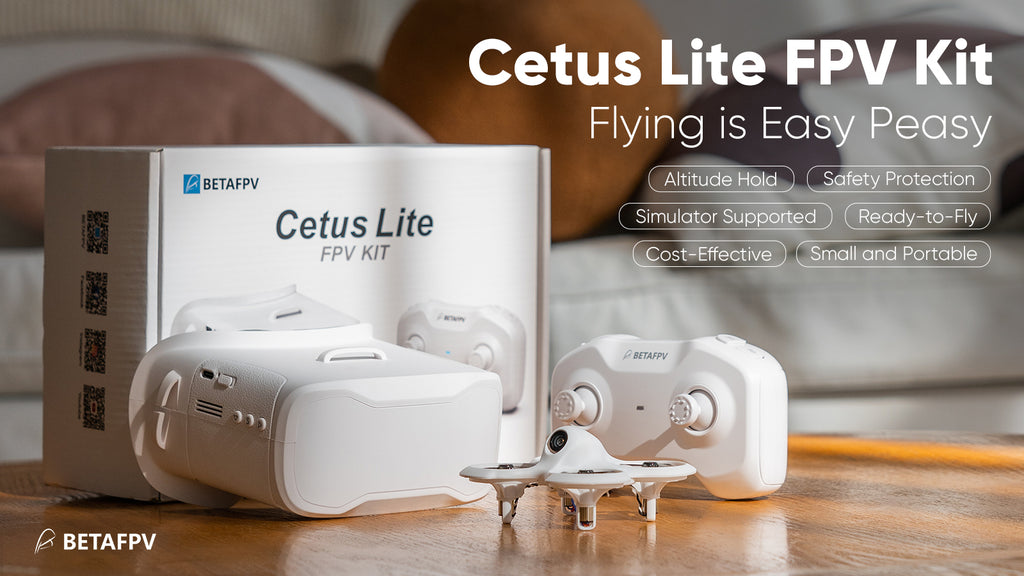 BETAFPV Cetus Lite FPV Kit RC Quadcpoter Drones Frsky D8  VR02 FPV Goggles Small Smart Drone
