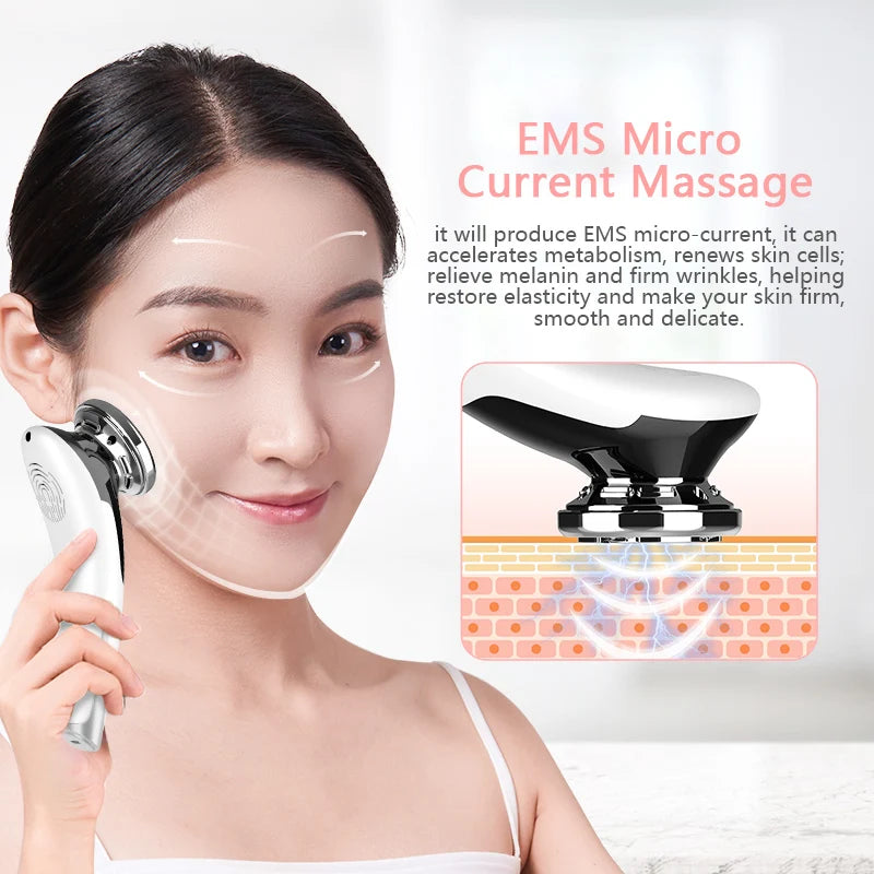 ANLAN EMS Facial Massager | LED, Hot/Cold, Lifting & Deep Cleaning