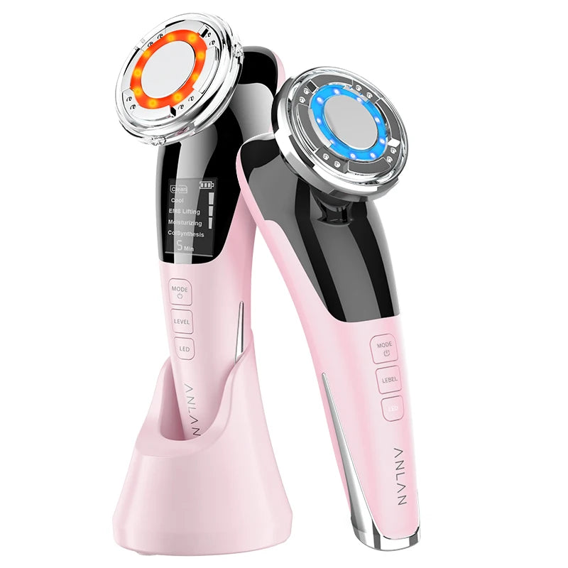 ANLAN EMS Facial Massager | LED, Hot/Cold, Lifting & Deep Cleaning