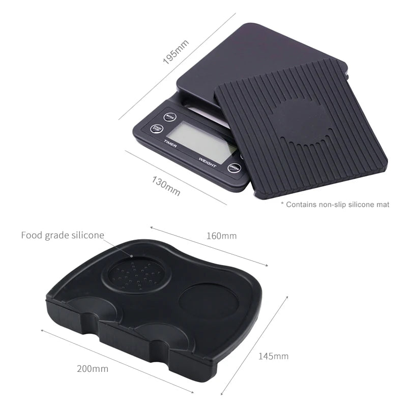 HiBREW H7 – kavni aparat Barista Pro, 20 barov, od zrnja do skodelice | Komercialni kavni aparat s popolnim profesionalnim kompletom