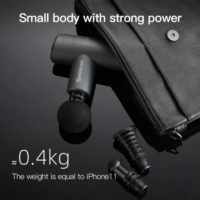 Booster Mini X – Portable Percussion Massage Gun | Deep Tissue Back & Neck Massager