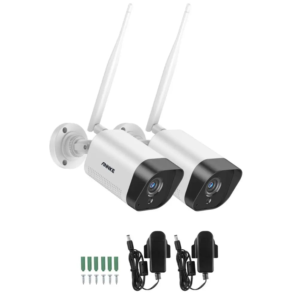 ANNKE 3MP IP Security Camera System | Smart IR, H.265, 100 ft Night Vision