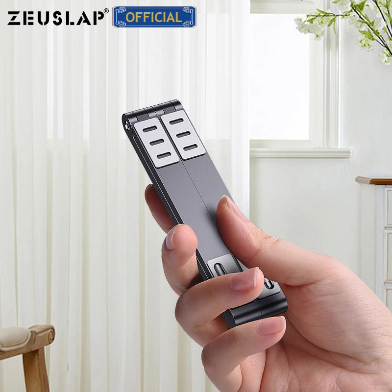 ZEUSLAP aluminijasto stojalo za prenosnik | Zložljivo držalo za prenosnik in tablico
