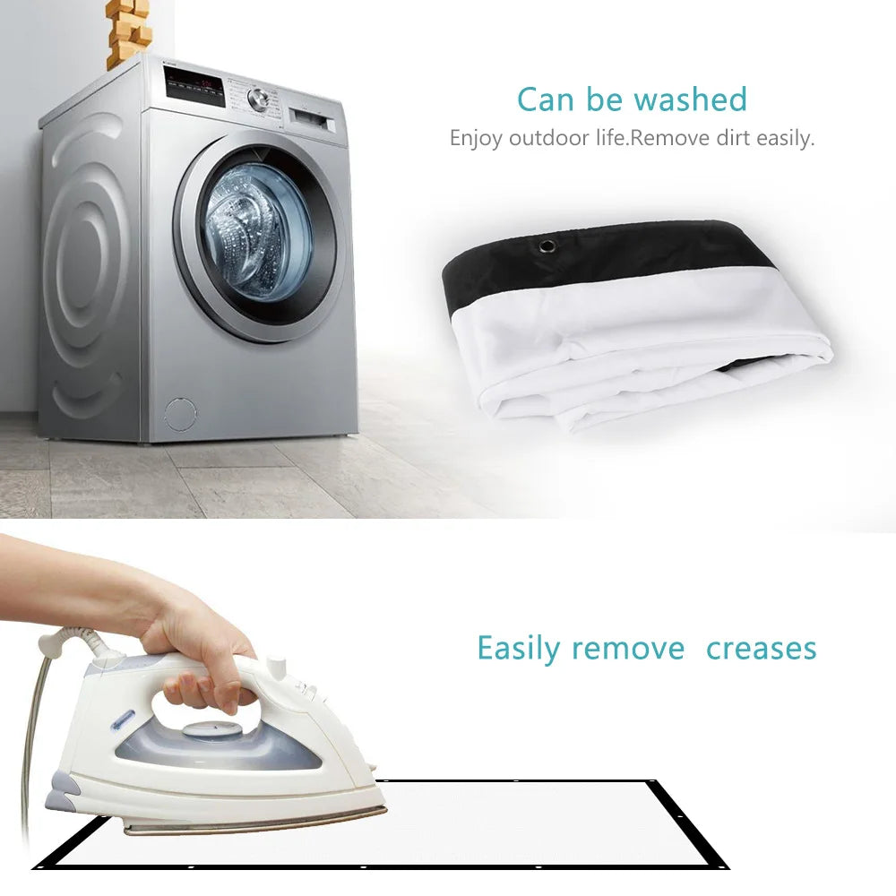 Supersize 180 200 250 300 inch Projector Screen for BenQ Optoma Samsung Projection Screen Canvas 3D 4K HD Home Theater Curtain