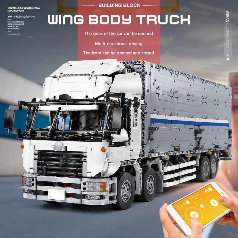 Mould King 13139 ARAKAWAS Tow Wing Body Container Truck - Limetastore