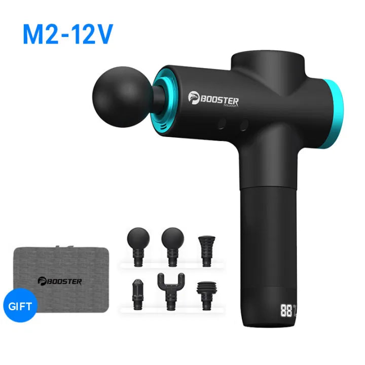 Booster M2‑12V – Professional LCD Massage Gun | Deep‑Tissue Muscle Massager