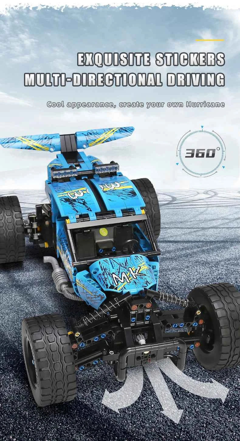 Mould King 18019B Motorized Hurricane Off‑Road Vehicle — Technical Building Block Car for Kids & Collectors - Limetastore