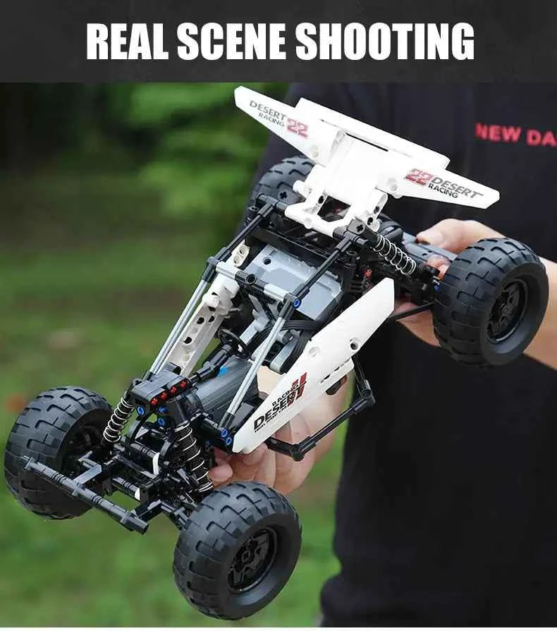 Mould King 18001 Technical MOC‑1812 PF Buggy 2 Desert Car - Limetastore
