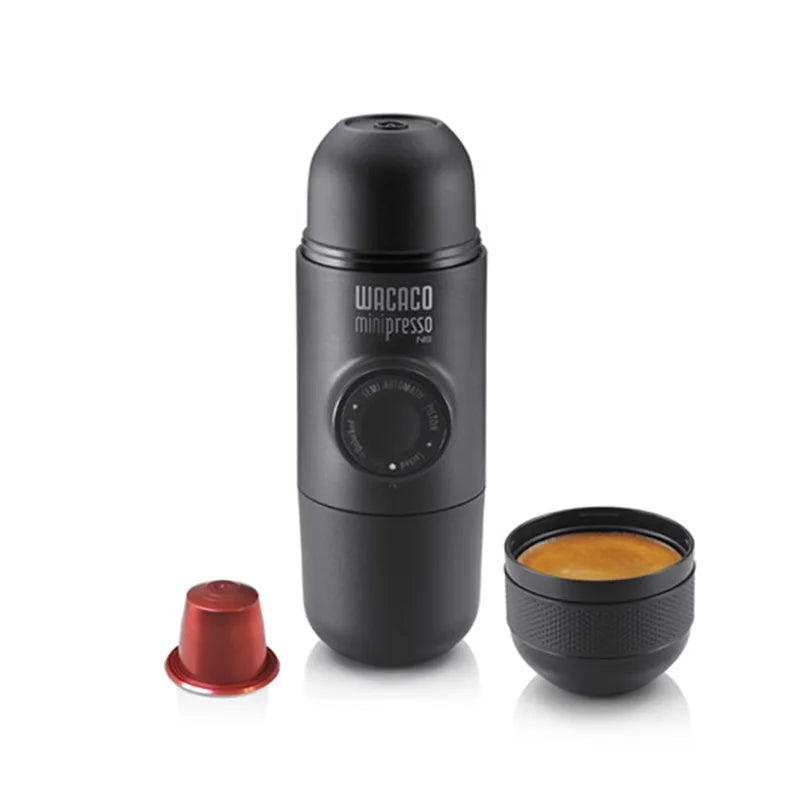 Wacaco Minipresso NS Portable Espresso Machine – Compact Hand Pump Coffee Maker Compatible with Nespresso®