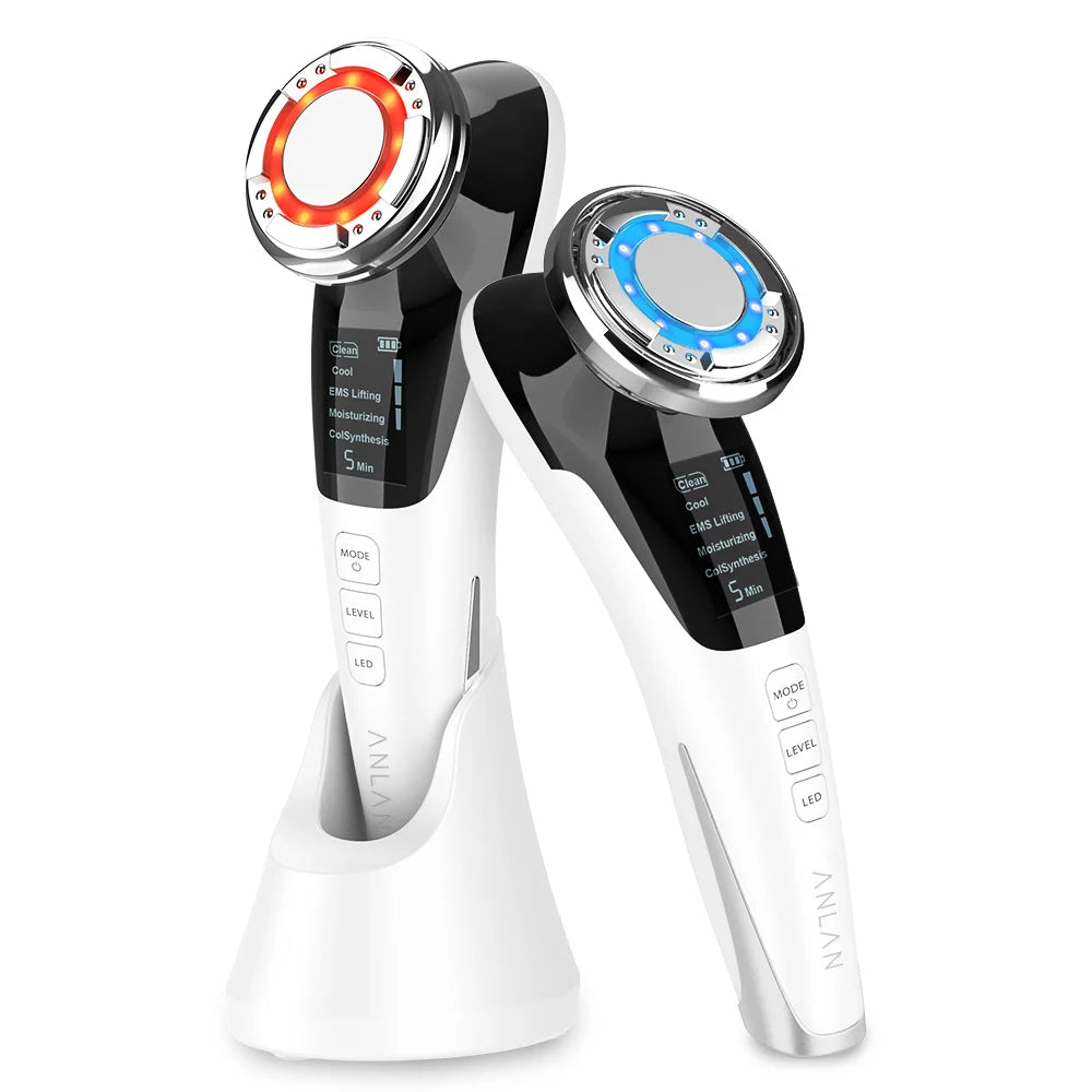 ANLAN EMS Facial Massager | LED, Hot/Cold, Lifting & Deep Cleaning