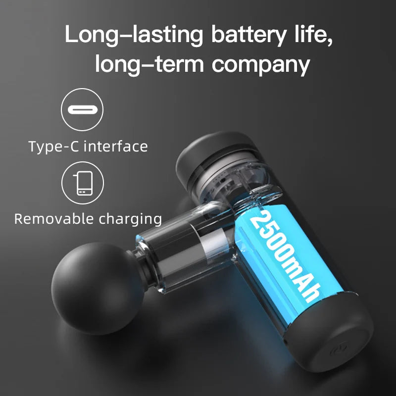 Booster Mini X – Portable Percussion Massage Gun | Deep Tissue Back & Neck Massager
