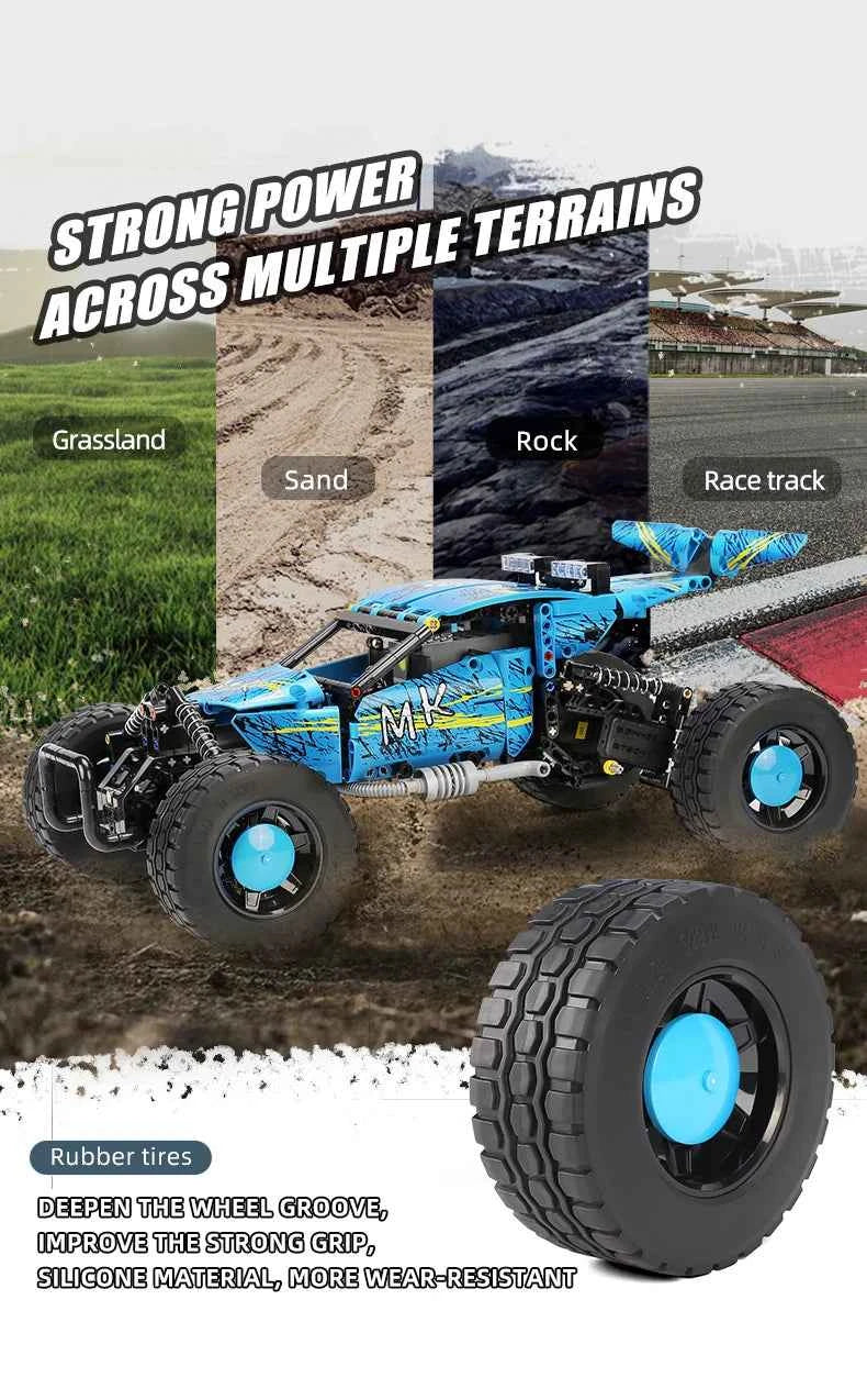 Mould King 18019B Motorized Hurricane Off‑Road Vehicle — Technical Building Block Car for Kids & Collectors - Limetastore