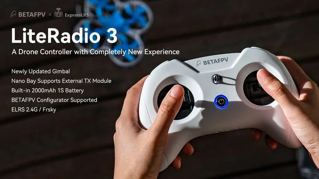 Oddajnik BETAFPV LiteRadio 2 SE Frsky D8 za dron Cetus FPV