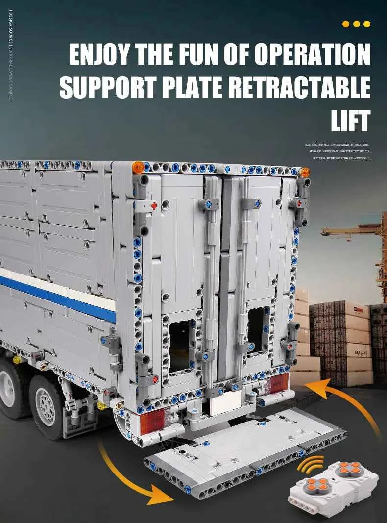 Mould King 13139 ARAKAWAS Tow Wing Body Container Truck - Limetastore