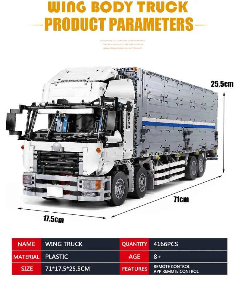 Mould King 13139 ARAKAWAS Tow Wing Body Container Truck - Limetastore