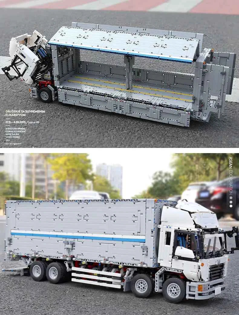 Mould King 13139 ARAKAWAS Tow Wing Body Container Truck - Limetastore