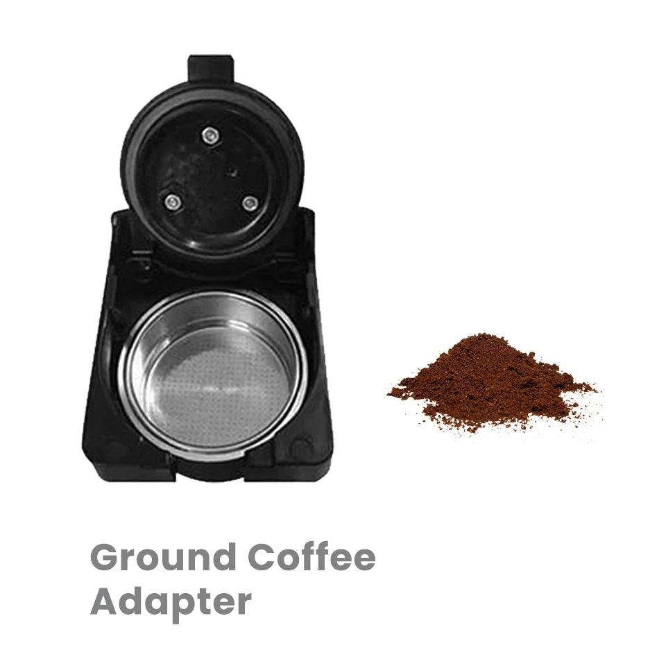 HiBREW H2A & H2B – Sistem z adapterjem za več kapsul | Združljiv z Nespresso, Dolce Gusto, mleto kavo, ESE podi
