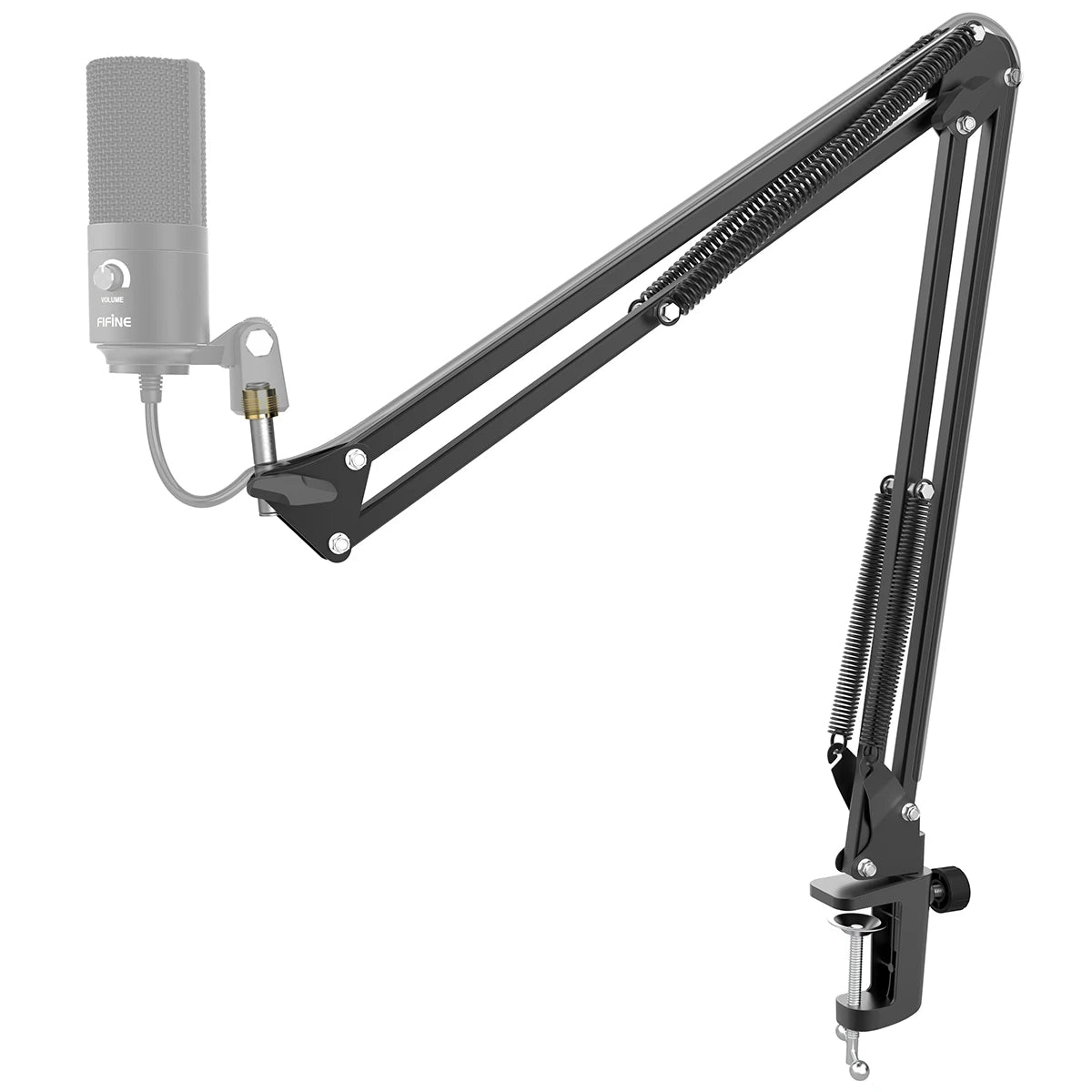 FIFINE Adjustable Microphone Boom Arm | Heavy-Duty Suspension Stand - Limetastore