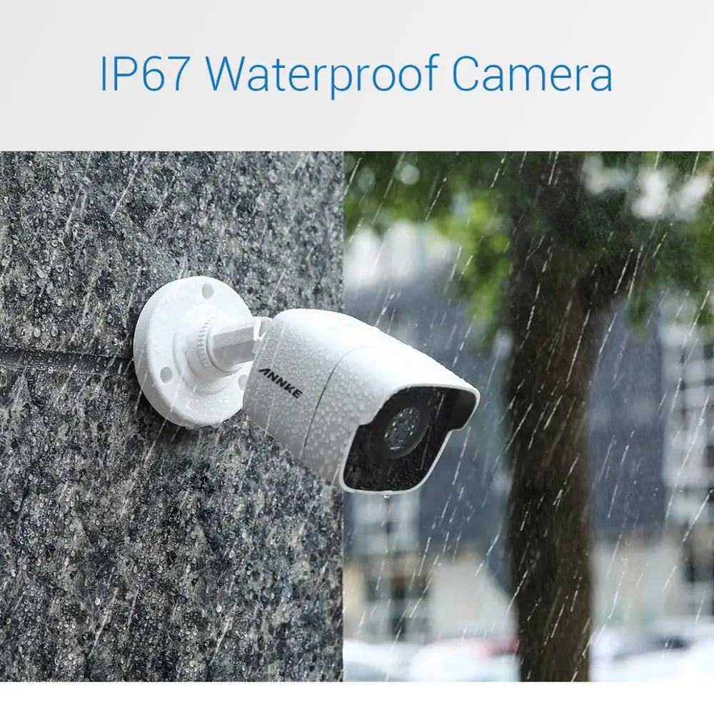 ANNKE 5MP Ultra HD CCTV System | 16CH H.265+ DVR, 16× 5MP EXIR Cameras, Outdoor Surveillance