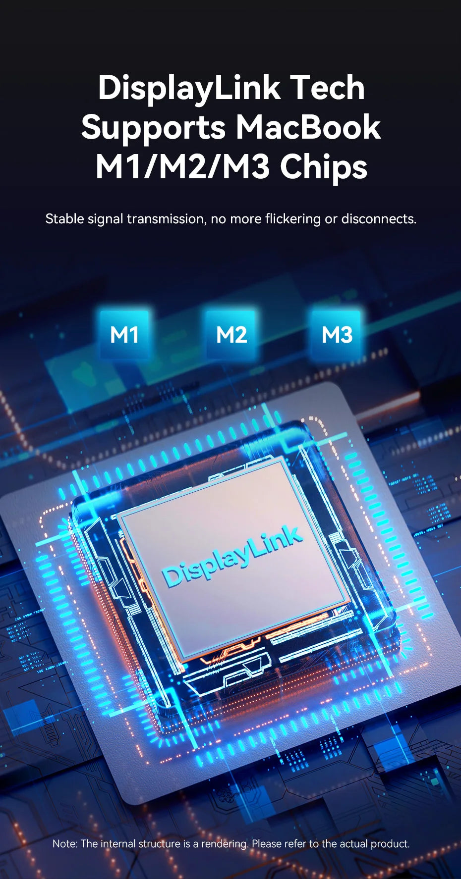 Vention USB‑C DisplayLink 11‑in‑1 Dock | 4K60Hz HDMI + DP, MST, USB 3.2, RJ45 for MacBook