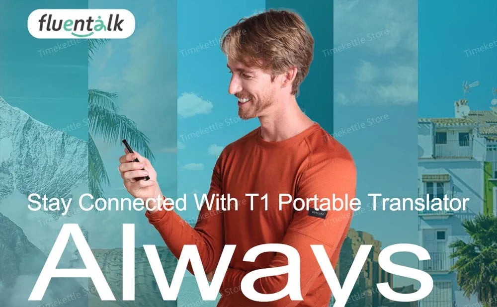 Timekettle Fluentalk T1 AI Translator 40 Languages Offline Photo