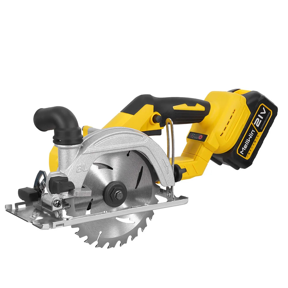 MELLWIN Brushless 6 Inch Electric Circular Saw 3 Gear Cordless Handheld Circular Saw Woodworking Tool For Makita 18V Battery Pin - Limetastore