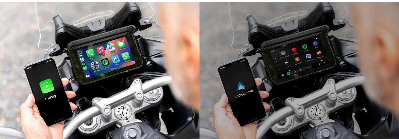 Lite C5 SE Motorcycle CarPlay Android Auto Waterproof Display